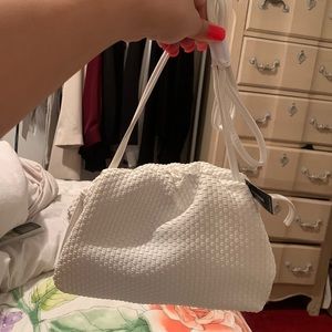 White Woven Bag